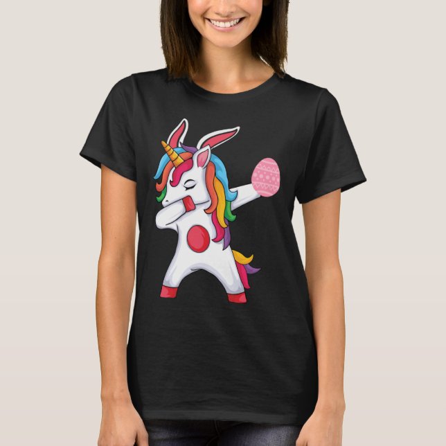 Camiseta Easter Egg Hunt Bunny Ear Unicorn Easter Day 2023 (Frente)
