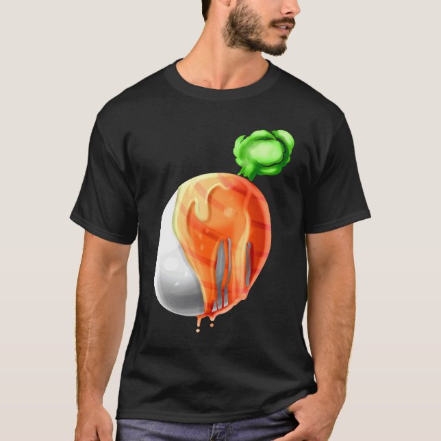 Camiseta Easter Egg Painted As Carrot On Easter (Frente)
