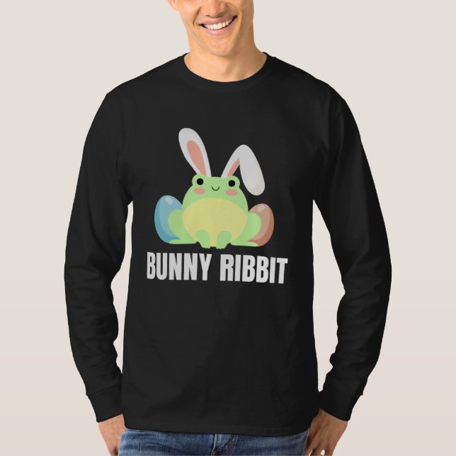 Camiseta Easter Frog  Bunny Ribbit For Amphibian (Frente)