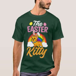 Camiseta Easter Kitty Design Easter Cat 