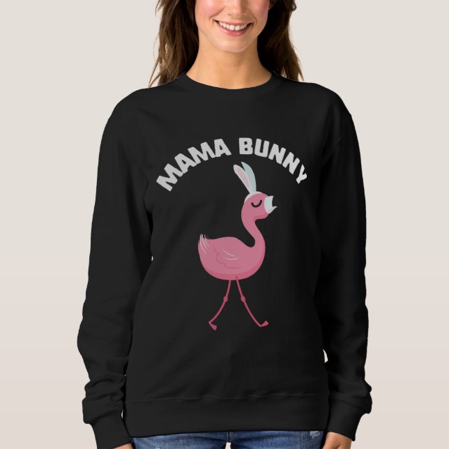 Camiseta Easter Mama Bunny Flamingo Mm Grandma Bunny Kids (Frente)