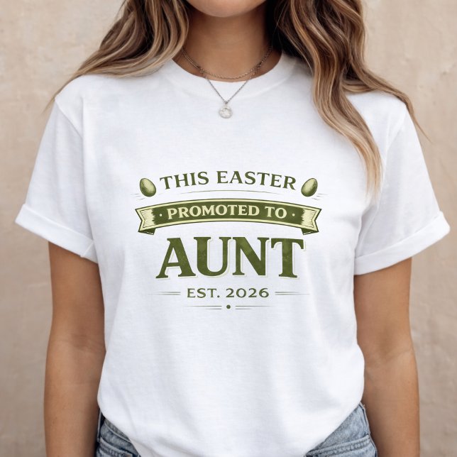 Camiseta Easter Pregnancy Announcement Shirt for Aunt (Easter Pregnancy Announcement Shirt for Aunt)