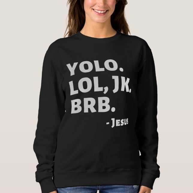 Camiseta Easter Religious Jesus Resurrection Text Speak YOL (Frente)