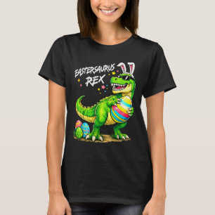 Camiseta Eastersaurus Rex Dinossauro Divertido Páscoa T Rex
