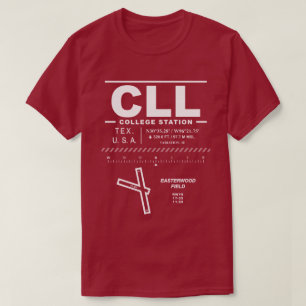 Camiseta Easterwood Field Airport CLL