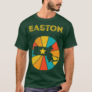 Camiseta Easton Massachusetts Vintage afligiu Souvenir 1