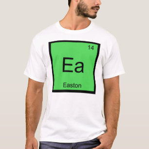 Camiseta Easton Name Chemistry Elemento Mesa Periódica