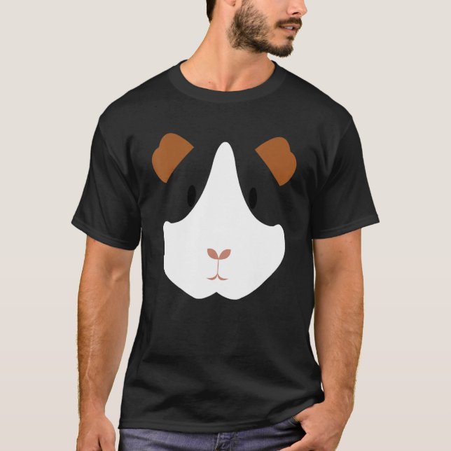 Camiseta Easy Diy Halloween Costume  Guinea Pig (Frente)
