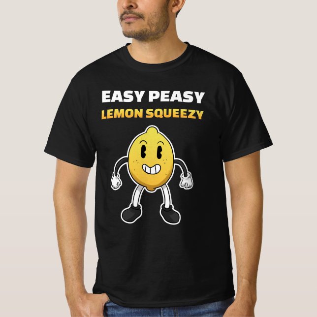 Camiseta Easy Peasy Lemon Squeezy Lemon Lemonade Summer (Frente)