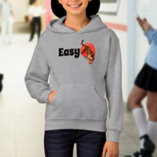 Camiseta "Easy Tiger" Crianças Engraçadas Hoodie - Tipograf (Criador carregado)