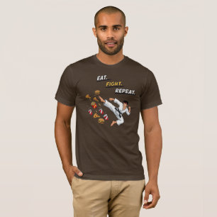 Camiseta Eat Fight Repetir Karate