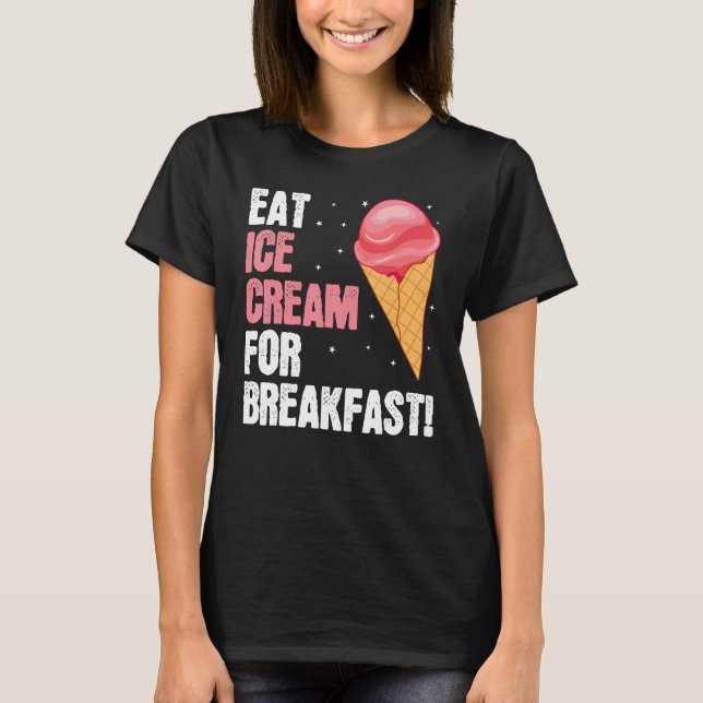 Camiseta Eat Ice Cream Baker Baking Expert Bake Bakers Grap (Frente)