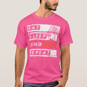Camiseta Eat Sing Repeat Opera-Singer