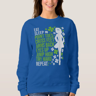 Camiseta Eat Sle ep Irish Dance Irish Dancer Ceili Reel