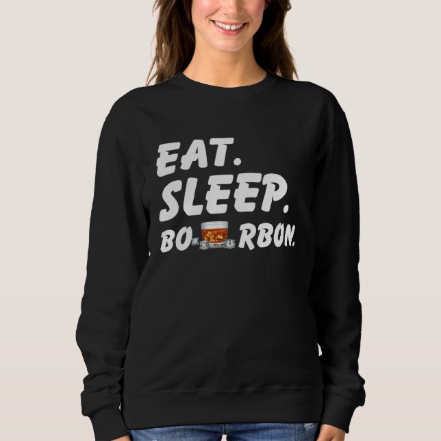 Camiseta Eat Sleep Bourbon (Frente)