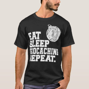 Camiseta Eat Sleep Geocaching Repeat Geocacher