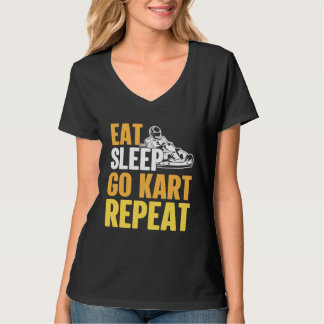 Camiseta Eat Sleep Go Kart Repeat