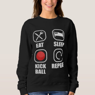Camiseta Eat Sleep Kickball Repeat Kick Ball Player