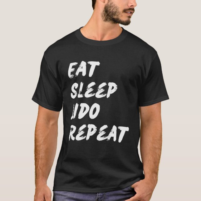 Camiseta Eat Sleep Lido Repeat Graphic Novelty (Frente)