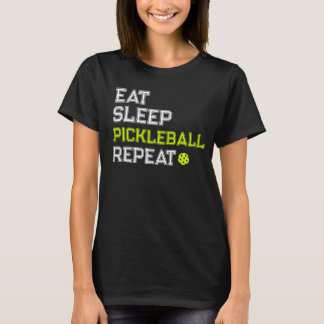 Camiseta Eat Sleep Pickleball Repeat Funny