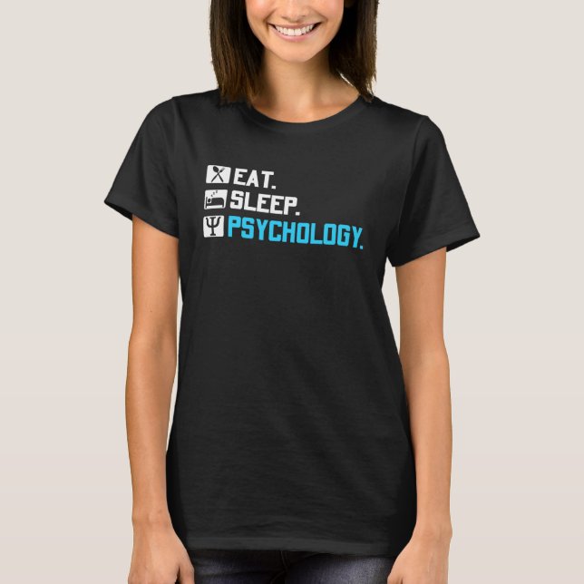 Camiseta Eat Sleep Psychology School Psychologist Teacher G (Frente)