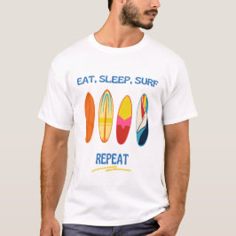 Camiseta Eat, Sleep, Surf, Repeat - Beach Life