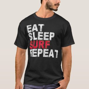 Camiseta Eat Sleep Surf Repetir surf