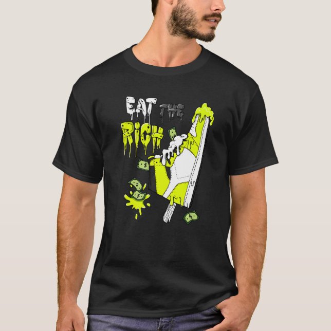 Camiseta Eat The Rich Shoes Ice Cream Og Visionaire Volt 1s (Frente)