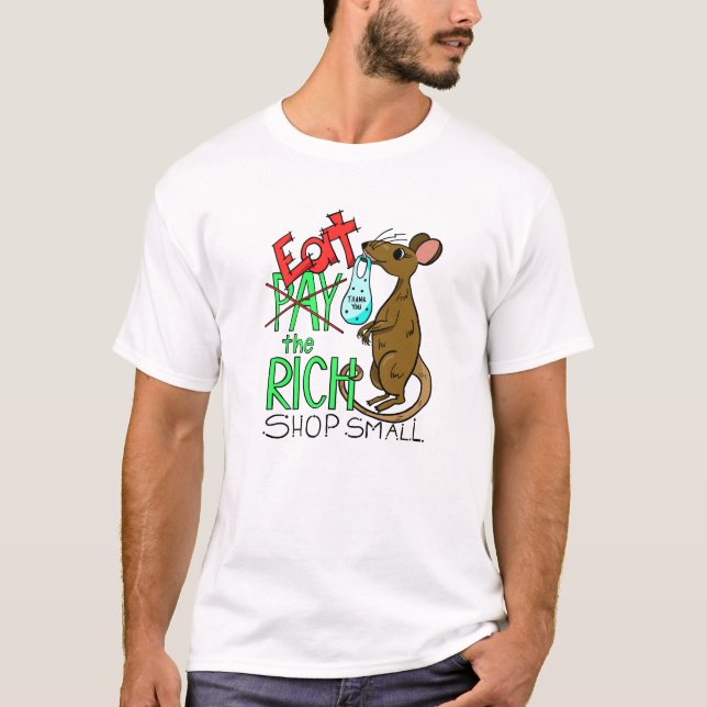 Camiseta Eat the Rich - Shop Small (Frente)