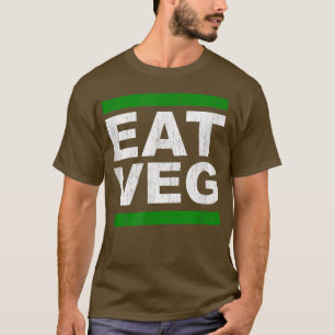 Camiseta EAT VEG Vegan Vegetarian Herbivore Plant Based Ins