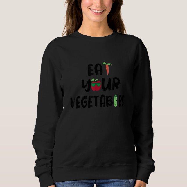 Camiseta Eat Your Vegetables Weightlifting Gym Strengthspor (Frente)