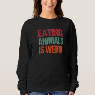 Camiseta Eating Animals Is Weird Vegan Vegetarian Pride Ani