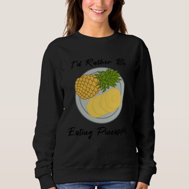 Camiseta eating Fruits Pineapples Tropical Summer Fruits (Frente)