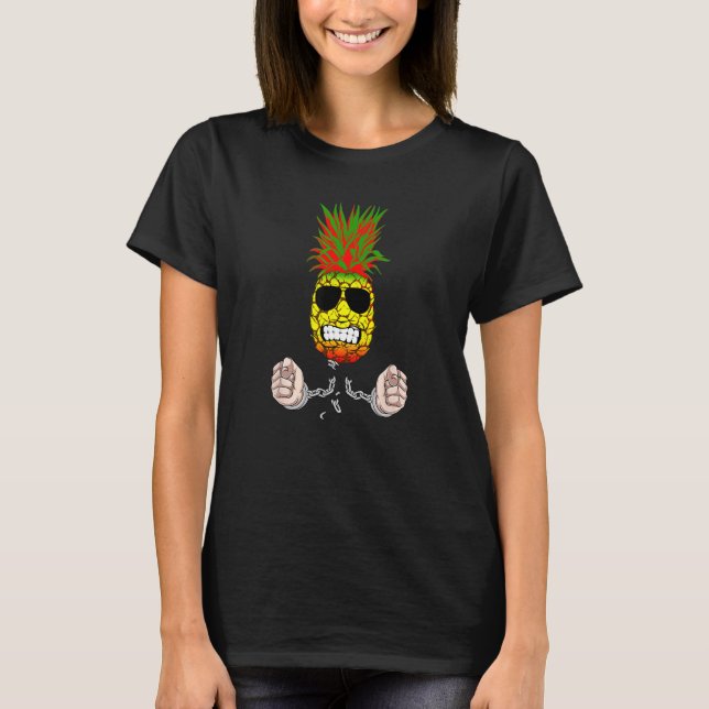 Camiseta Eating pineapples is powerful giving energy (Frente)