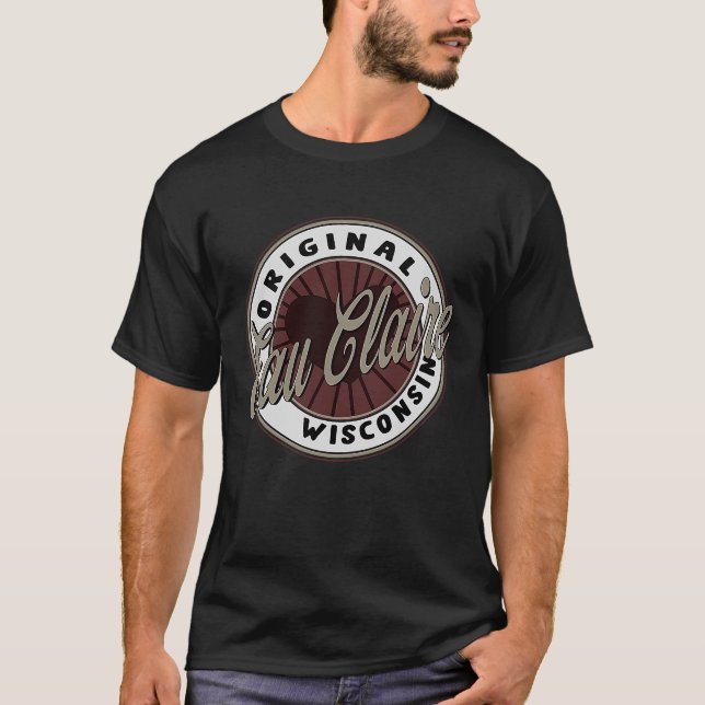 Camiseta Eau Claire Viagem Souvenir A Wisconsin (Frente)