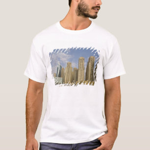 Camiseta EAU, Dubai, Marina. Residência na praia de Jumeir