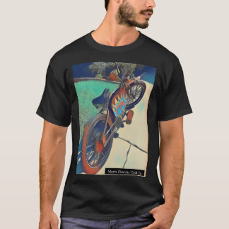 Camiseta eBike estacionado na entrada de automóveis