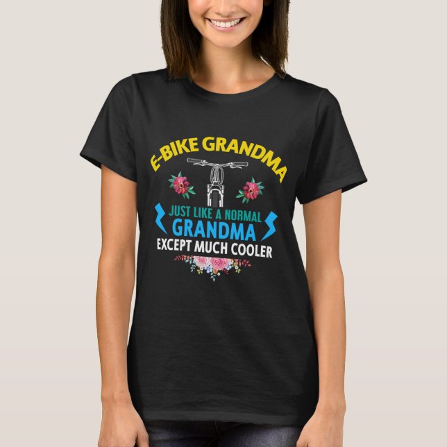 Camiseta Ebike Grandma Funny E-Bike (Frente)