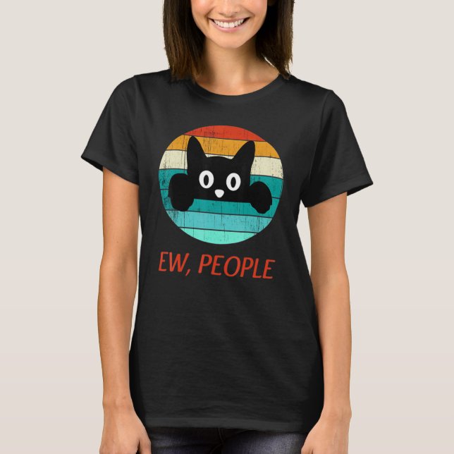 Camiseta Eca Pessoas Gato Meow (Frente)