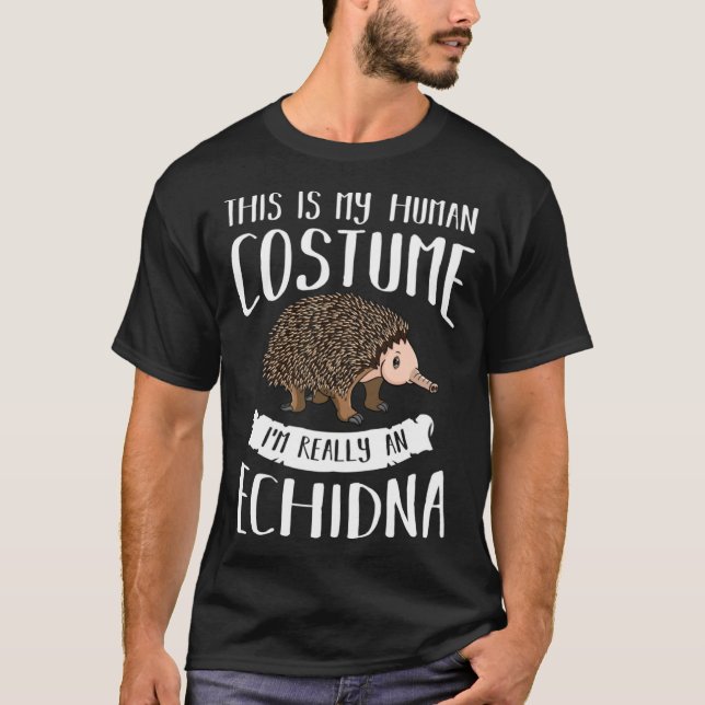 Camiseta Echidna Animal  Cute Hedgehog (Frente)