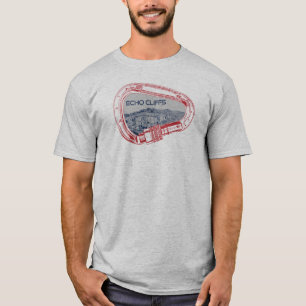 Camiseta Echo Cliff California Rock Escalbing Carabinet
