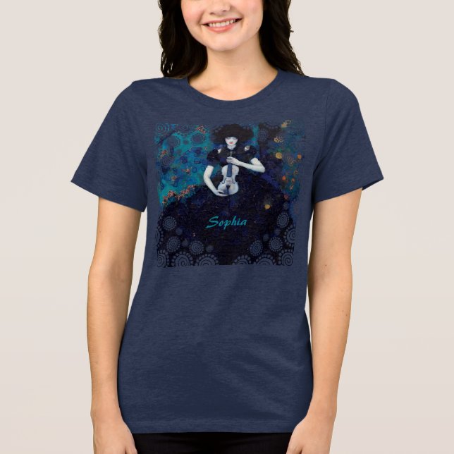 Camiseta Echoes of Silence: A Violin’s Song of Healing (Frente)