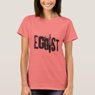 Camiseta eCig egoista ou eGo-ist vaporizando T