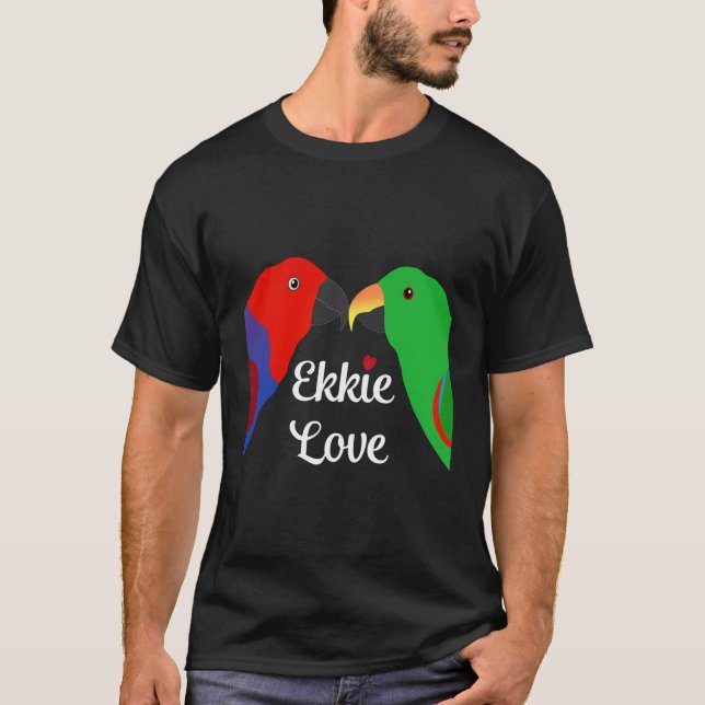 Camiseta Eclectus Mache Female Love Heart (Frente)