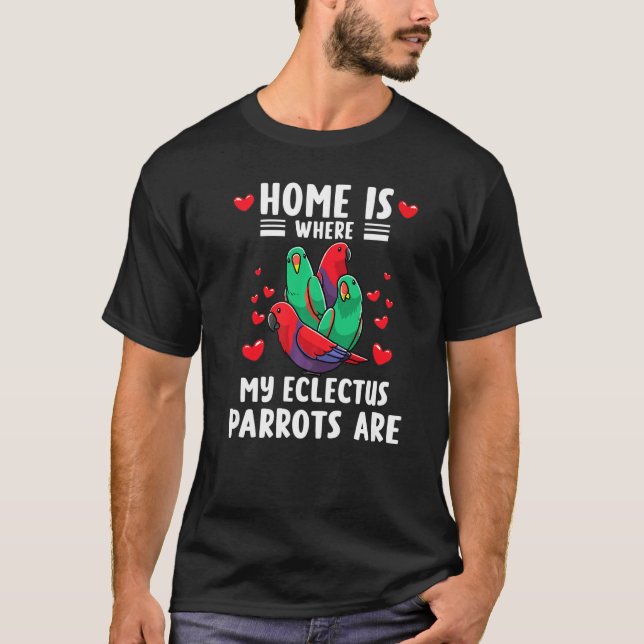 Camiseta Eclectus Parrot Bird 2 (Frente)