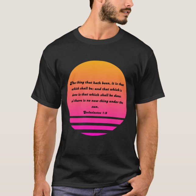 Camiseta Eclesíastos 1:9 (Frente)