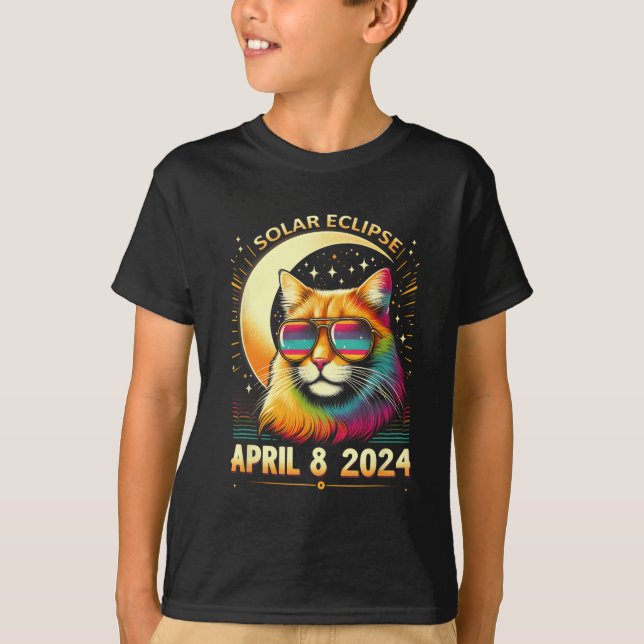 Camiseta Eclipse 8 de abril de 2024 Abrange (Frente)