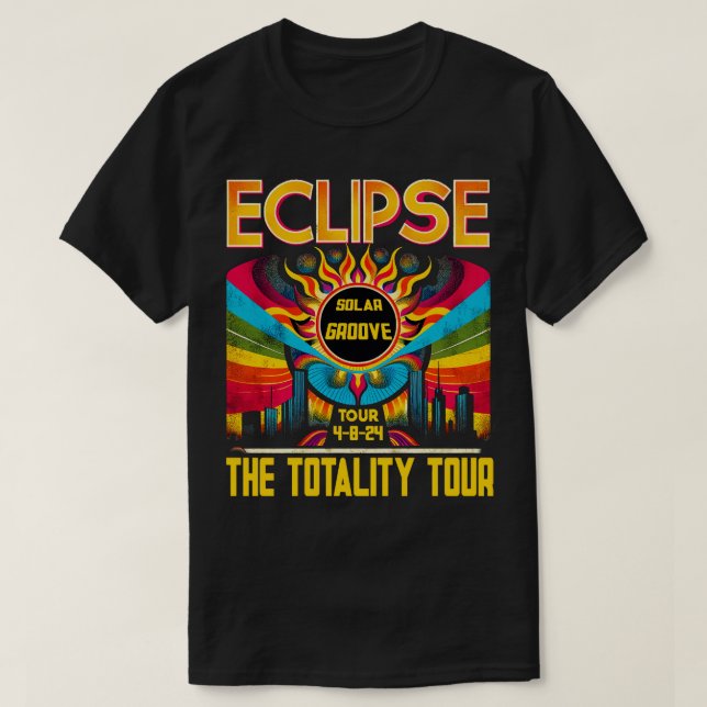 Camiseta Eclipse a totalidade do tour 04 08 2024 (Frente do Design)