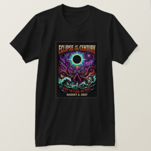 Camiseta Eclipse Do Século 2 De Agosto De 2027 Cthulhu