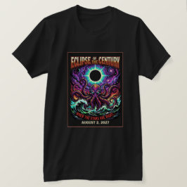 Camiseta Eclipse Do Século Cthulhu Lovecraft